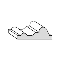 CORNICE IN AJOUS GREZZO mm28X10X2400