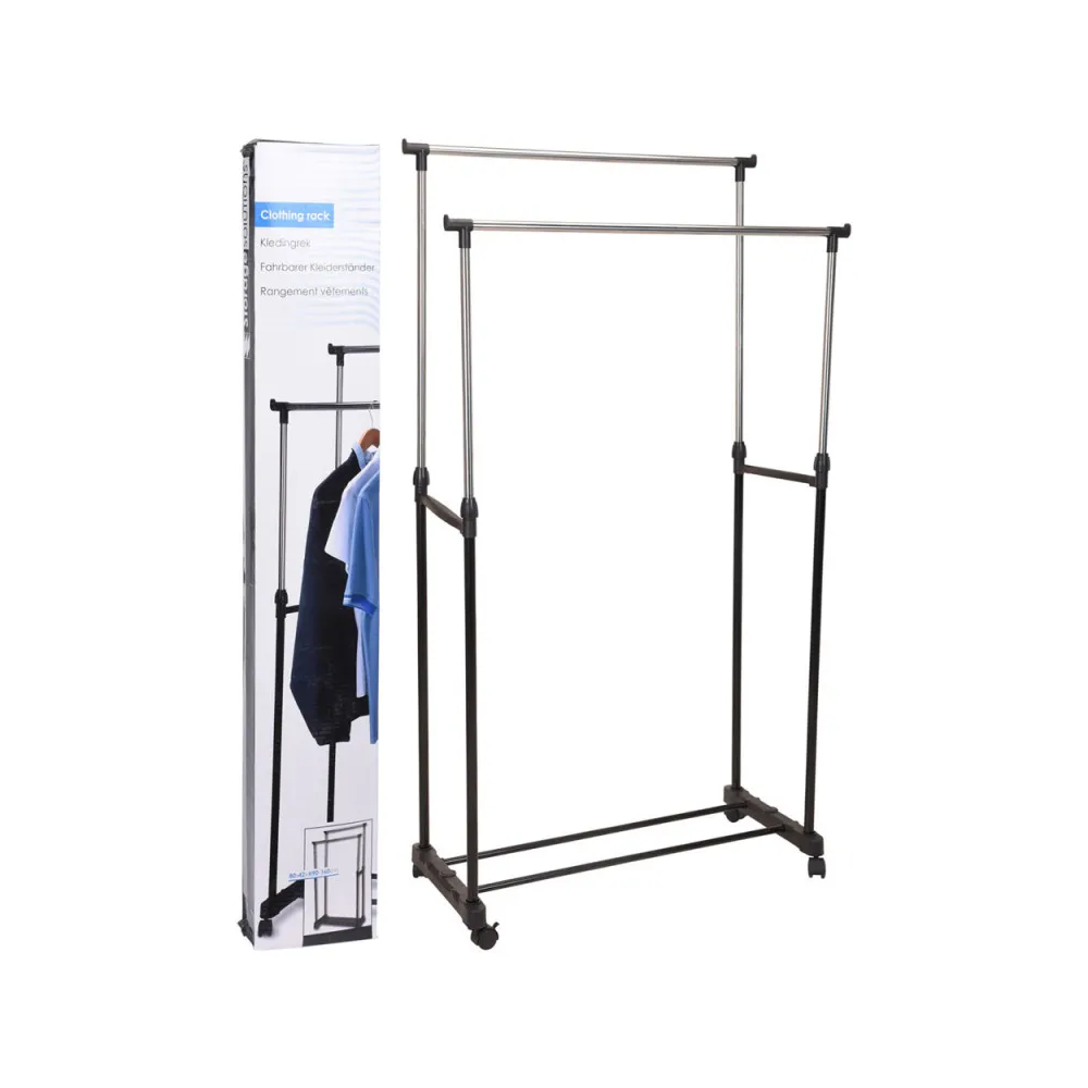 APPENDIABITO DOPPIO 'DUBBEL' cm 80 x 42 x h 90Mag.160 - nero APPENDIABITO DOPPIO 'DUBBEL' cm 80 x 42 x h 90Mag.160 - nero