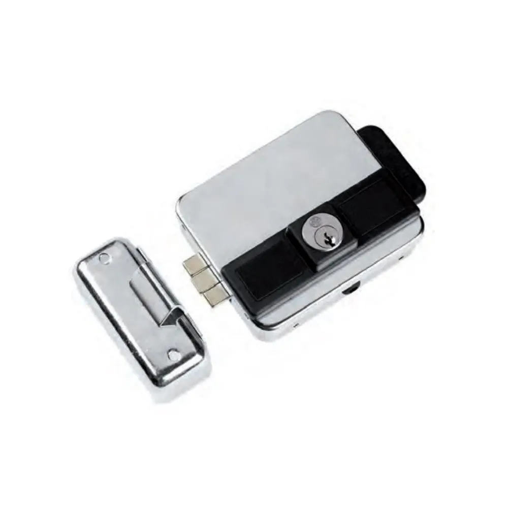 SERRATURA ELETTRICA DA APPLICARE PER CANCELLI 'MULTIPLA' E 50 Mag. 70 cilindro fisso - zincata SERRATURA ELETTRICA DA APPLICARE PER CANCELLI 'MULTIPLA' E 50 Mag. 70 cilindro fisso - zincata