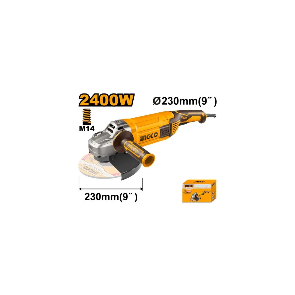 SMERIGLIATRICE ANGOLARE 230MM 2400W SMERIGLIATRICE ANGOLARE 230MM 2400W