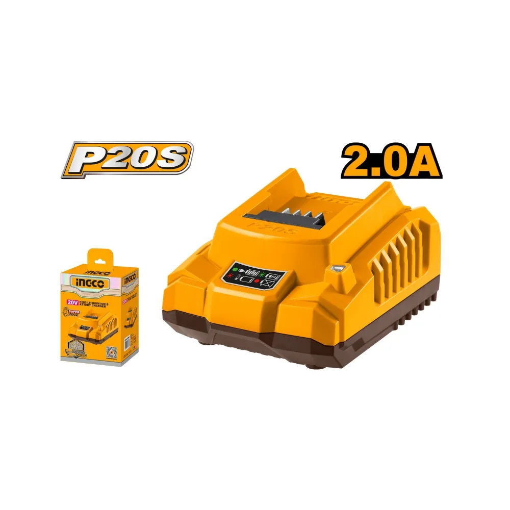 CARICABATTERIE RAPIDO 20V 110V-240V - INGCO CARICABATTERIE RAPIDO 20V 110V-240V - INGCO