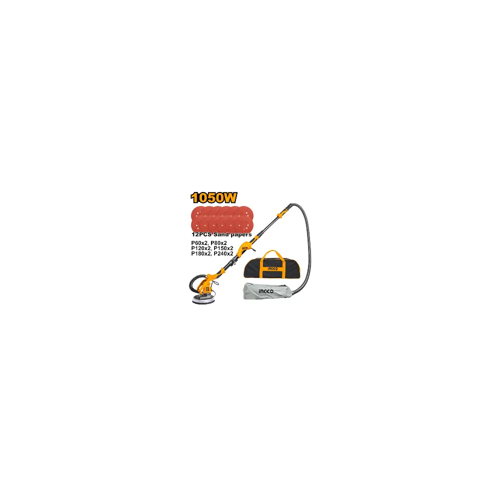 LEVIGATRICE A GIRAFFA 1050W CON BORSA E 12 FOGLI DI CARTA AB LEVIGATRICE A GIRAFFA 1050W CON BORSA E 12 FOGLI DI CARTA AB