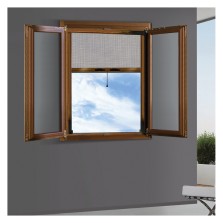 ZANZARIERA A RULLO VERTICALE PER FINESTRA cm 160 x 170 - bronzo