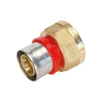 RACCORDO A PRESSARE DIRITTO '1652CT' 20 x 1/2 - femmina