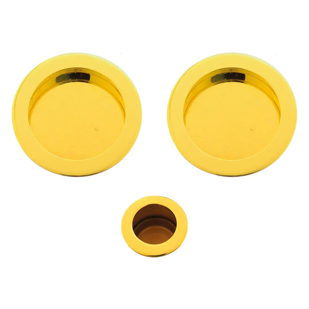 KIT MANIGLIE PER PORTE SCORREVOLI finitura oro lucido KIT MANIGLIE PER PORTE SCORREVOLI finitura oro lucido