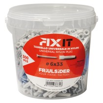 TASSELLO NYLON 'FIXIT' Ø 6 x 33 mm TSP 4 x 40 mm 300 pz