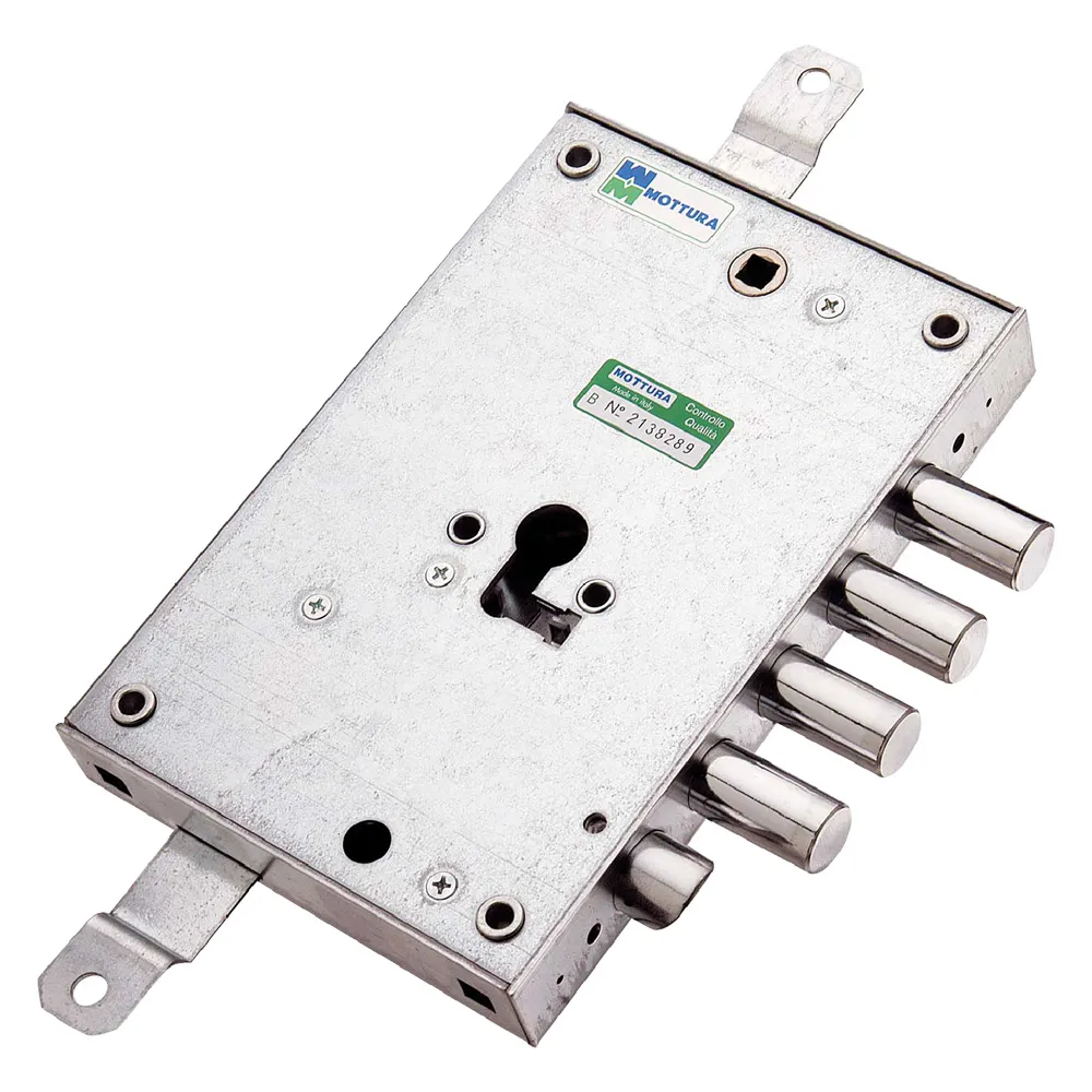 SERRATURA DA APPLICARE TRIPLICE PER PORTE BLINDATE ART. 85.571 Sx E 63 - mm 206 x 136 SERRATURA DA APPLICARE TRIPLICE PER PORTE BLINDATE ART. 85.571 Sx E 63 - mm 206 x 136