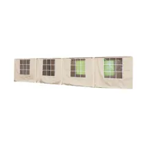 SET TELI LATERALI P/GAZEBO BIG ROYAL YF5005S BIANCO