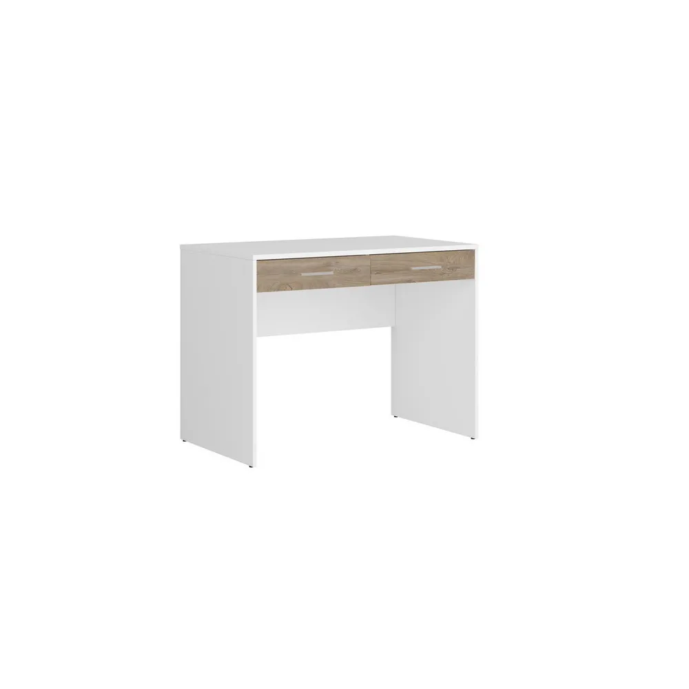KIT SCRIVANIA 2 CASSETTI USB 100X60X75 BIANCO/ROVERE KIT SCRIVANIA 2 CASSETTI USB 100X60X75 BIANCO/ROVERE