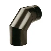 GOMITO PLUS PORCELLANATO 90 D 15 CM NERO OPACO