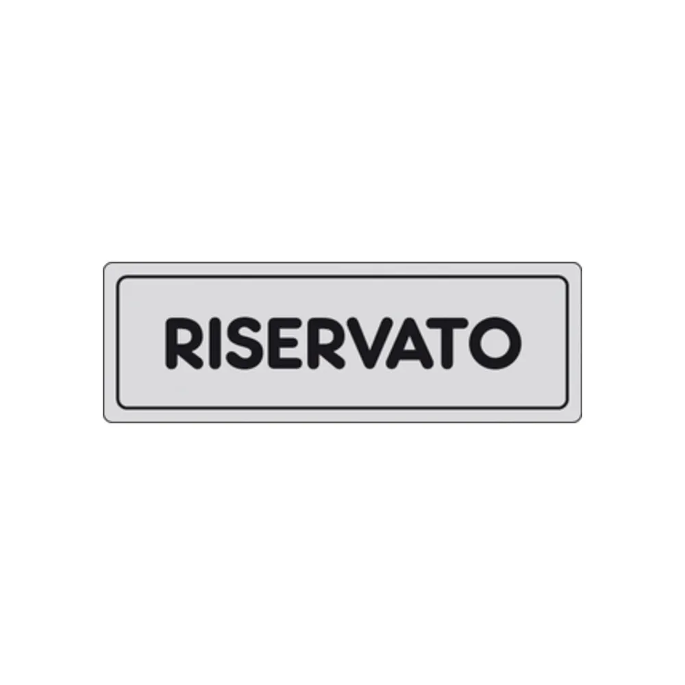 ETICHETTA ADESIVA 150X50 RISERVATO (10 ETICHETTA ADESIVA 150X50 RISERVATO (10