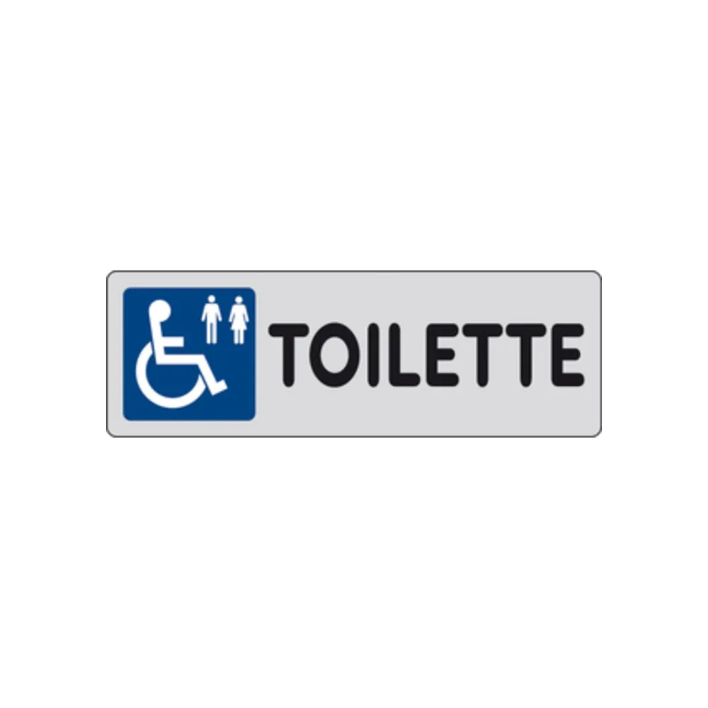 ETICHETTA ADESIVA 150X50 TOILETTE (DISABILI) (10