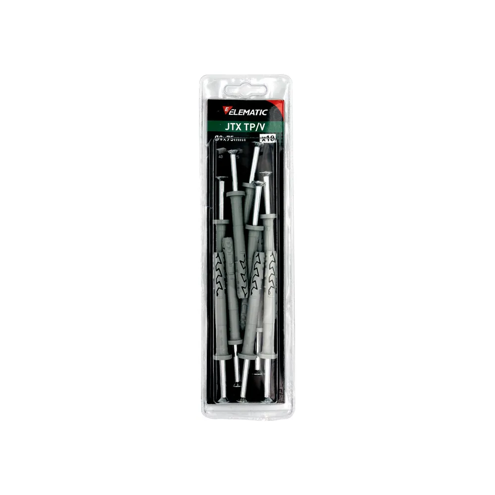 ELEMATIC BLISTER TASSELLO JTX TP/V 8X75 C/VITE 10 PZ (10 ELEMATIC BLISTER TASSELLO JTX TP/V 8X75 C/VITE 10 PZ (10