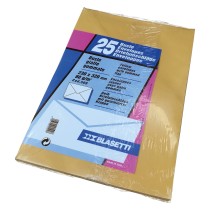 BUSTA DA LETTERA 18 x 24 gialla - s/finestra 25 pz