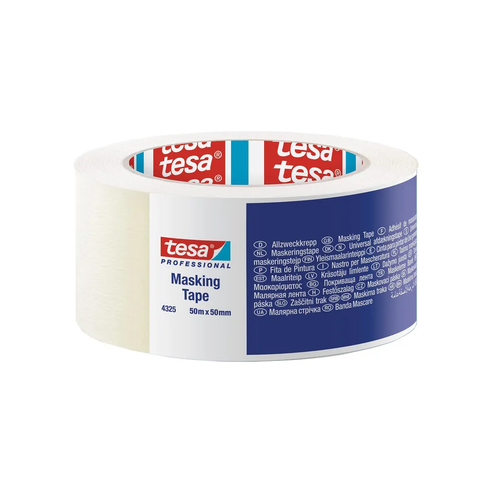 NASTRO MASCHERA EDILIZIA TESA 50 MM X 50 M (36 NASTRO MASCHERA EDILIZIA TESA 50 MM X 50 M (36