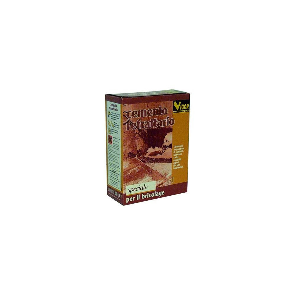 CEMENTO REFRATTARIO VIGOR IN SCATOLA 1KG