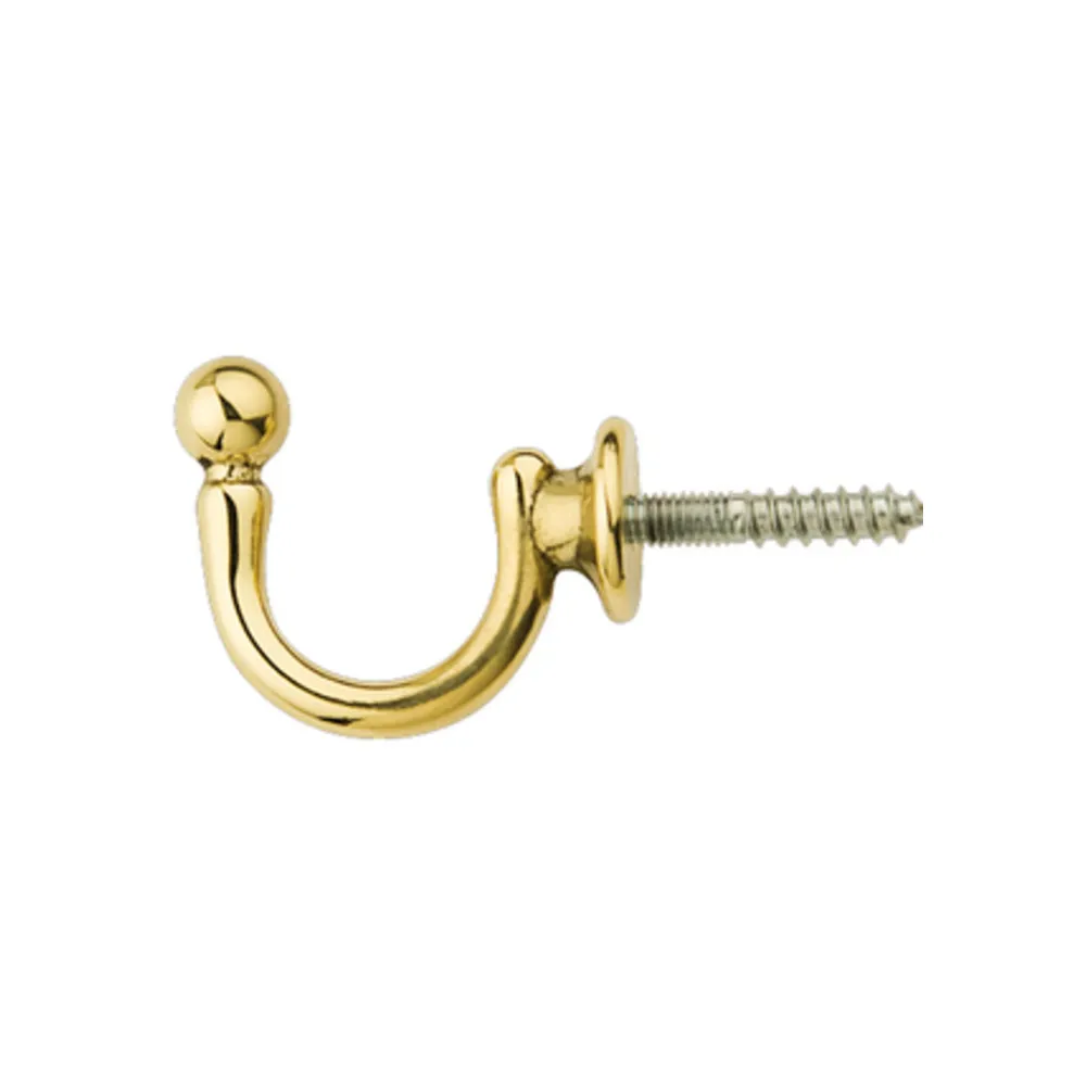 FERMATENDA GANCIO SFERA ORO LUCIDO 33X26 MM* (50