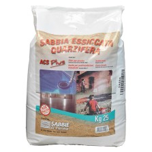 SABBIA QUARZIFERA ESSICCATA kg 25 c.a.