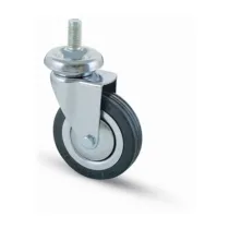 RUOTA CARRELLO D 100 MM GOMMA 155/B PERNO 14MA