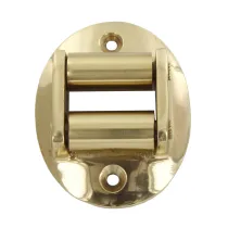 GUIDACINGHIA OTTONE OVALE CROMO SATINATO* (12