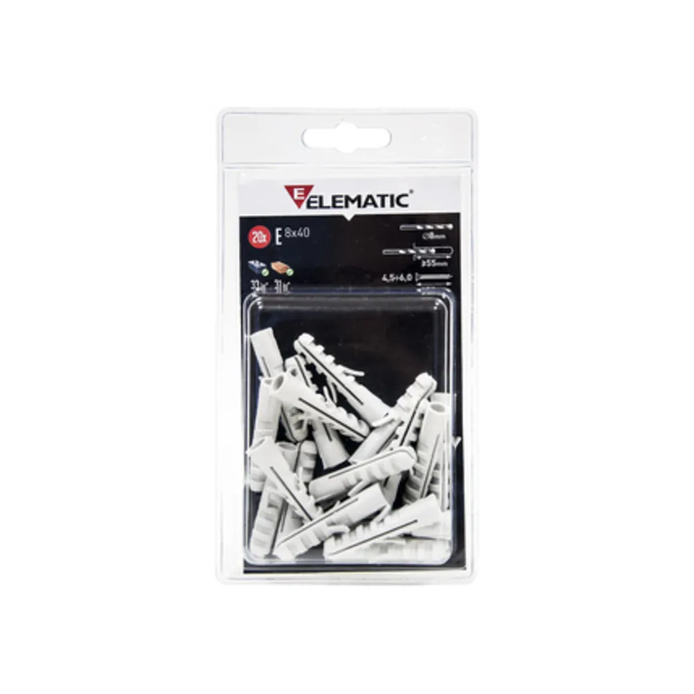 ELEMATIC BLISTER TASSELLO EB/GM6 GANCIO MED 10 PZ* (10 ELEMATIC BLISTER TASSELLO EB/GM6 GANCIO MED 10 PZ* (10
