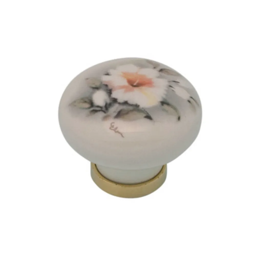 POMOLO PORCELLANA TONDO C/BASE F/ 6 31X26 MM* (25