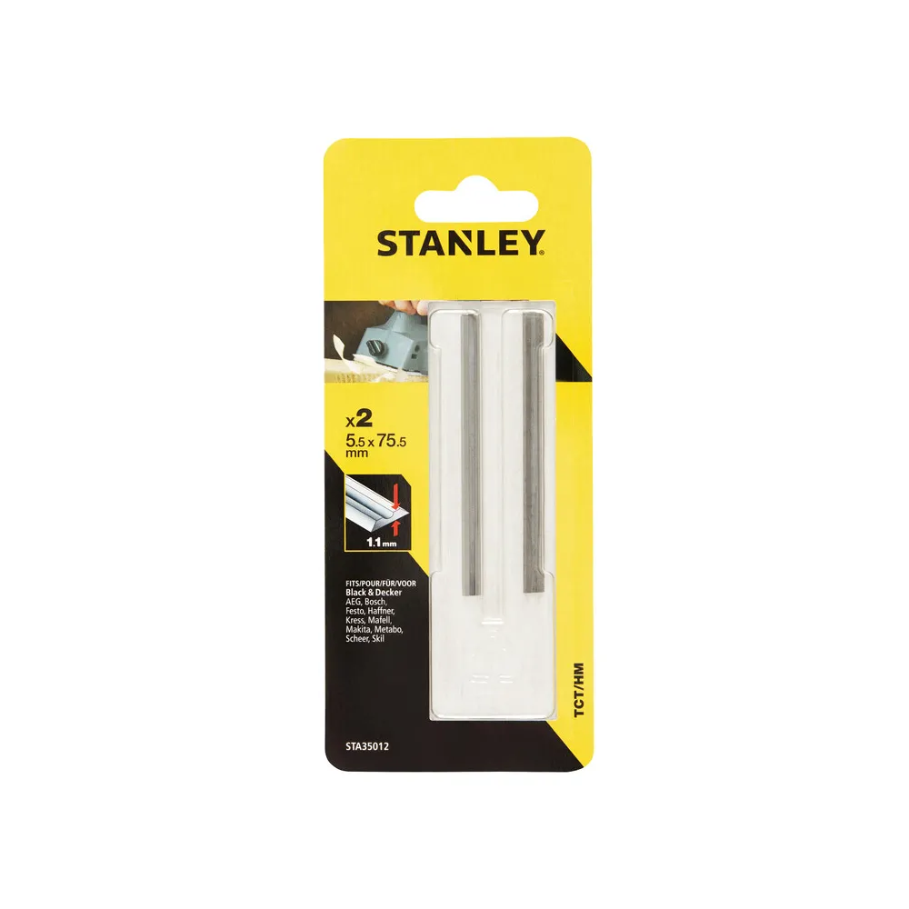 PIRANHA STANLEY STA35012 (X35012)  LAME PIALLETTO TCT 75 MM 2 PZ
