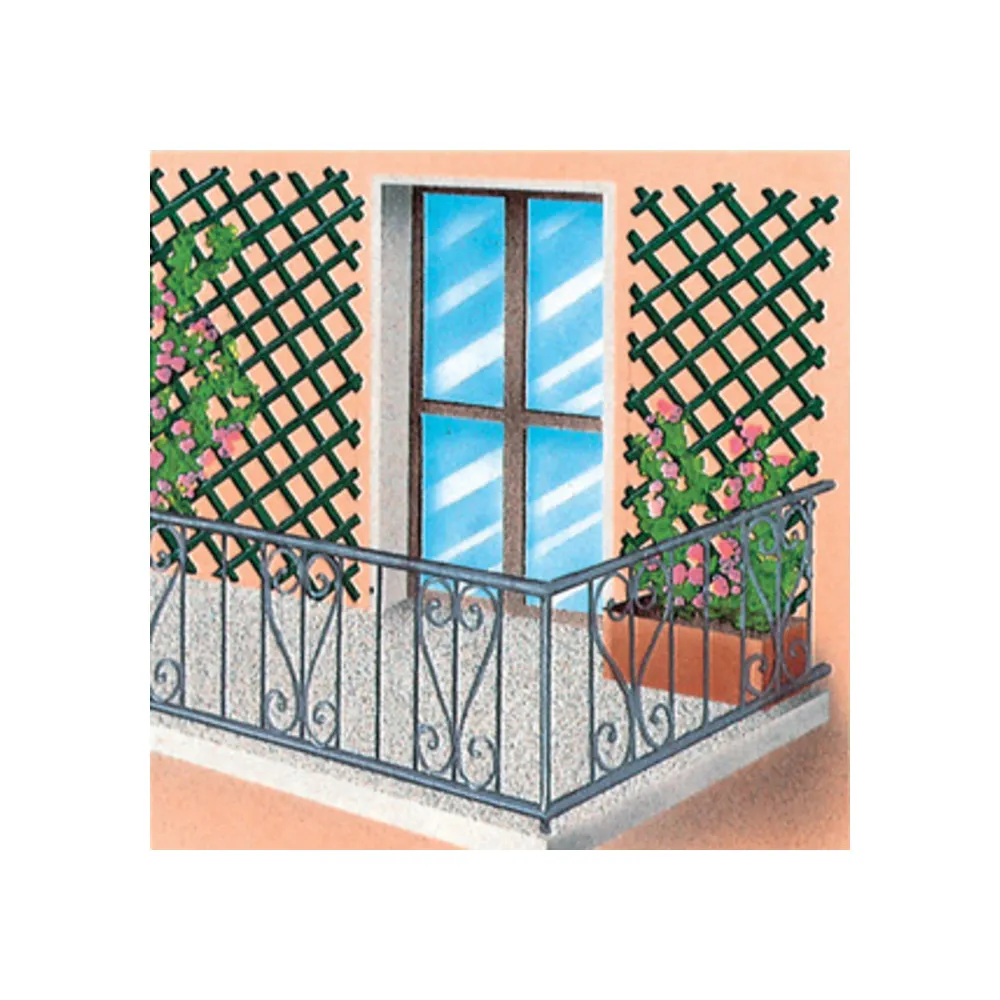 TRALICCIO ESTENSIBILE IN PLASTICA BIANCO 2X1 M (5 TRALICCIO ESTENSIBILE IN PLASTICA BIANCO 2X1 M (5
