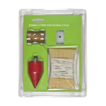PIOMBO A PERA C/SCASSA E FILO 300 G (6