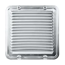 GRIGLIA AERAZIONE ALLUM C/RETE ANTINS 23X23 CM