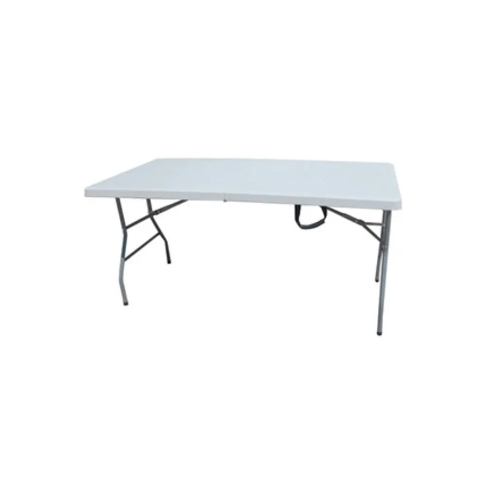C TAVOLO IN ACCIAIO E HDPE PIEGHEVOLE 183X76XH74CM