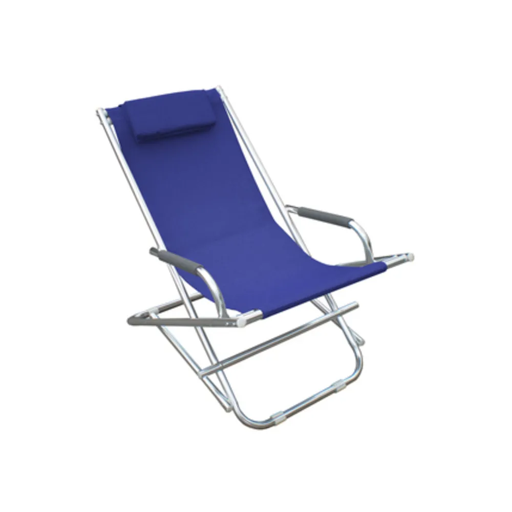 SEDIA SDRAIO PLAYA IN ALLUMINIO BLU (2 SEDIA SDRAIO PLAYA IN ALLUMINIO BLU (2