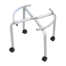 SUPPORTO P/BIDONE OLIO C/RUOTE (3