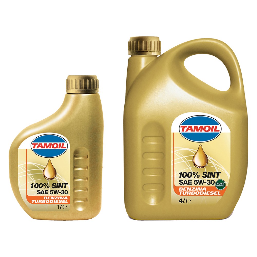 OLIO MOTORE PER AUTOVETTURE 'TAMOIL 100% SINT' 5W30 - lt. 1