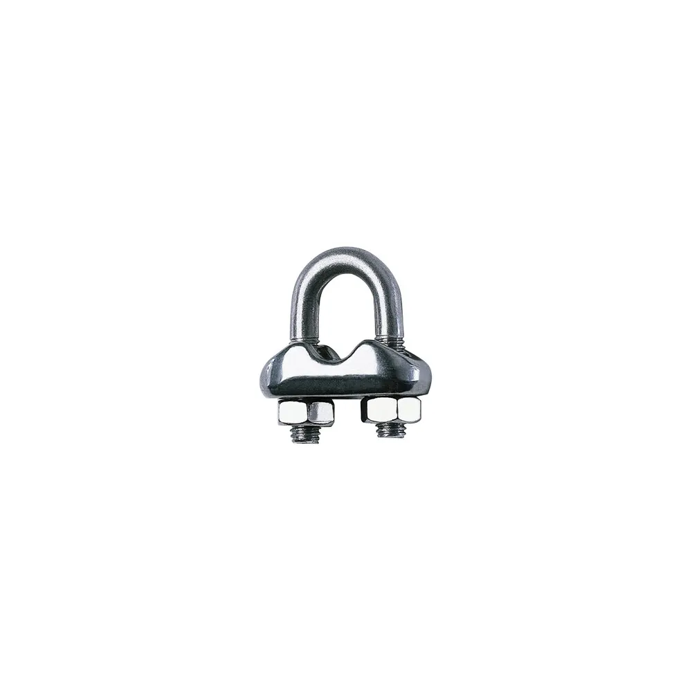 MORSETTO ACCIAIO INOX P/FUNE D 3 MM (30