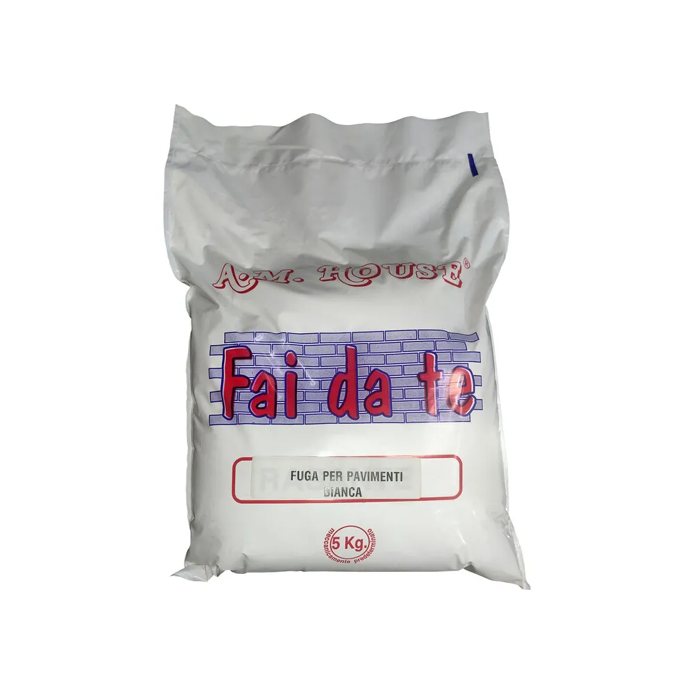 FUGA P/PAVIMENTI BIANCO DA 5 KG (4 FUGA P/PAVIMENTI BIANCO DA 5 KG (4