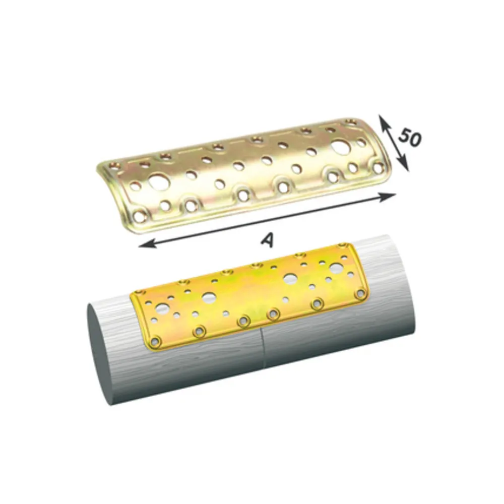 PIASTRA 900 DIRITTA P/PALI ACC TROP 50X160 MM (25 PIASTRA 900 DIRITTA P/PALI ACC TROP 50X160 MM (25
