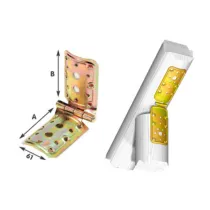 PIASTRA 914 CERNIERA PALI TONDA ACC TROP 148X148 MM (10