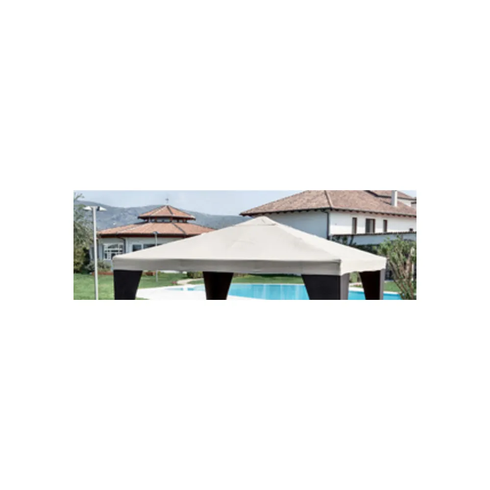 C TOP RICAMBIO P/GAZEBO LEGNO 300X300 POLIEST VERDE