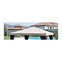 TOP RICAMBIO P/GAZEBO LEGNO 300X400 POLIEST VERDE