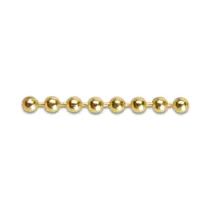CATENA A PERLINE OTTONE LUCIDO D 4