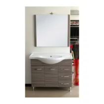 MOBILE BAGNO ANTONELLA 2 ANTE + 3 CASSETTI 105 PALISSANDRO