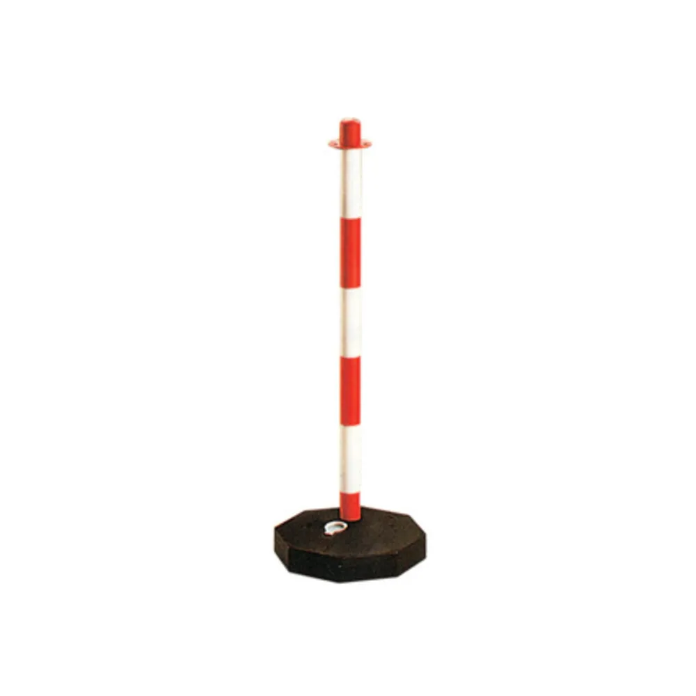 COLONNA SEGNALETICA BIANCO ROSSA H 90 CM (10 COLONNA SEGNALETICA BIANCO ROSSA H 90 CM (10