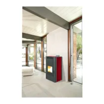 TERMOSTUFA PELLET VENT 22KW KING 24 BORDEAUX