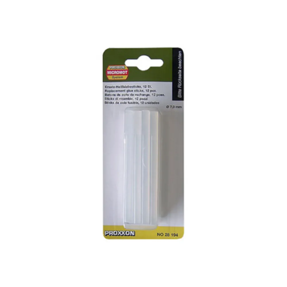STICKS COLLA 7 MM 12 PZ PROXXON 28194 STICKS COLLA 7 MM 12 PZ PROXXON 28194