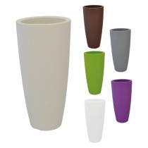 VASO TONDO 'STILO' Ø cm 33 x h 70 - 12 lt. avorio