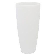 VASO TONDO 'STILO LAMP' Ø cm 33 x h 70 lt.12 ghia/luce bia.