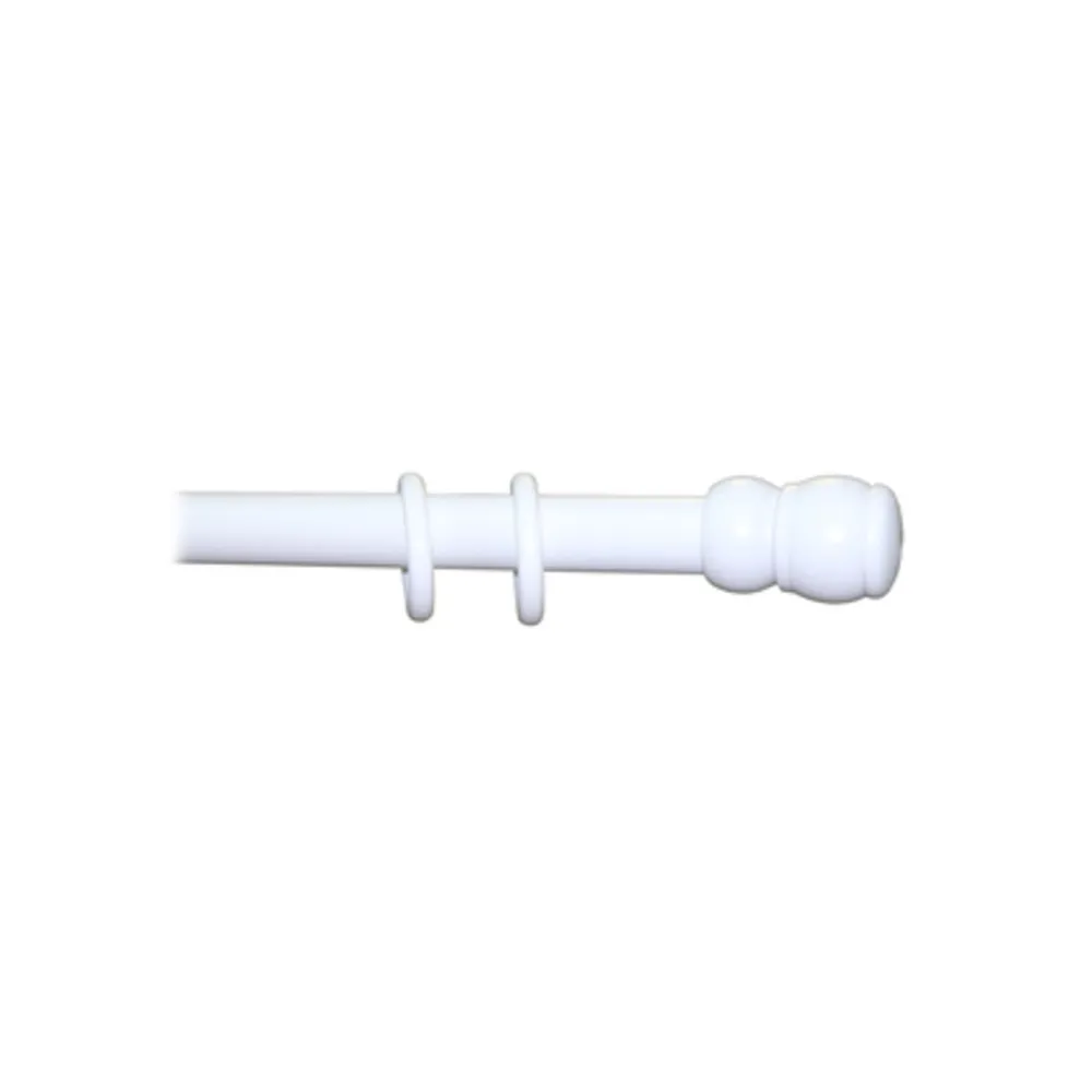 BASTONE LEGNO A STRAPPO D 35 BIANCO 210CM S/SUPP. BASTONE LEGNO A STRAPPO D 35 BIANCO 210CM S/SUPP.