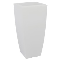 VASO QUADRO 'STILO LAMP' cm 33 x 33 x h 70 lt15 ghia/luc.bia