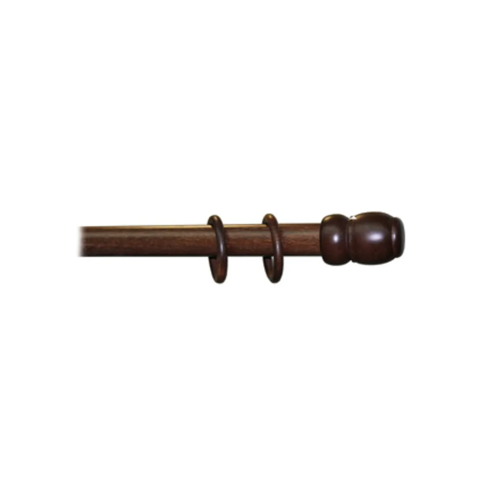 BASTONE LEGNO A STRAPPO D 35 NOCE SC 300CM S/SUPP. BASTONE LEGNO A STRAPPO D 35 NOCE SC 300CM S/SUPP.